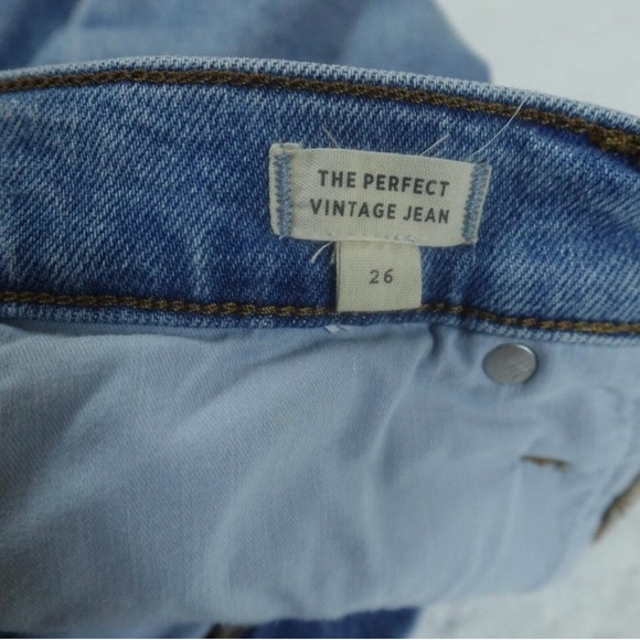 Madewell Jeans - Womens 26 - The Perfect Vintage Jean Distressed Denim - Picture 3 of 11